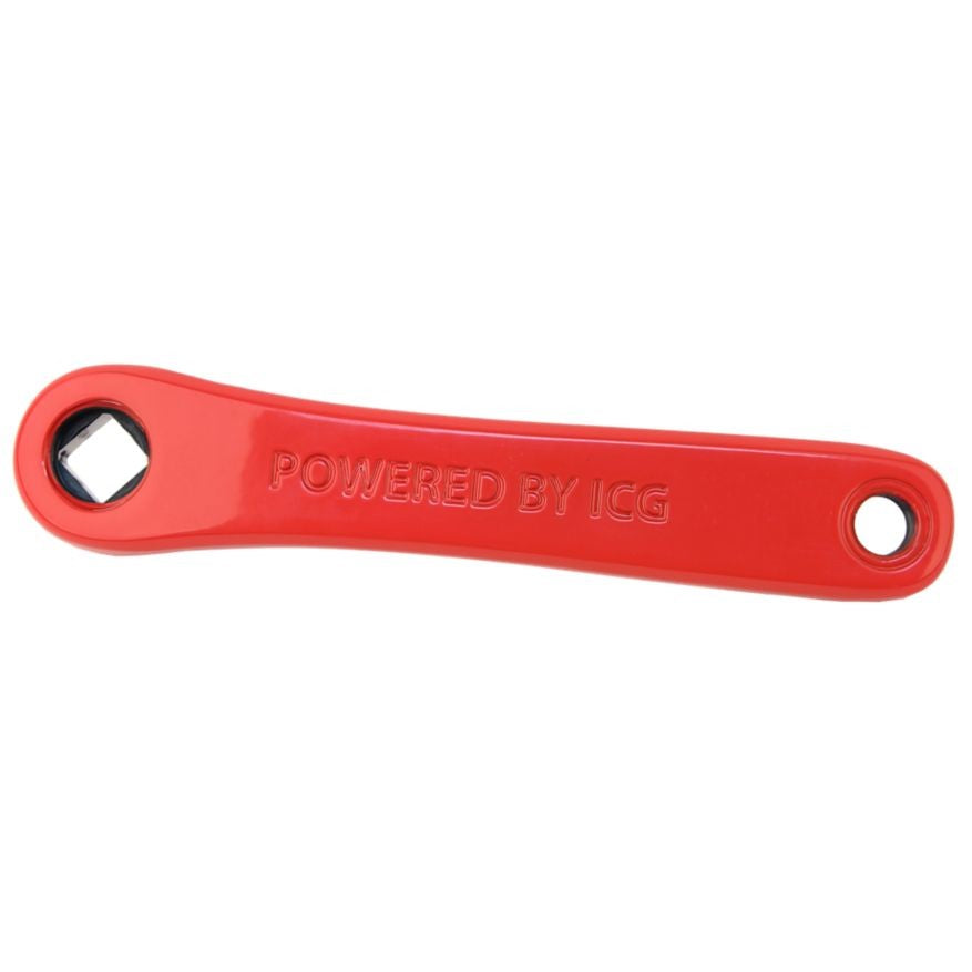 Right Crank Arm, Red, ICG Bikes, IC4/IC5/IC6  OEM # 150-03-00091-02